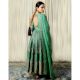 Green Gathered Anarkali Set